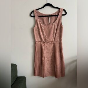 LC Lauren Conrad Pink Polka Dot Mini Dress